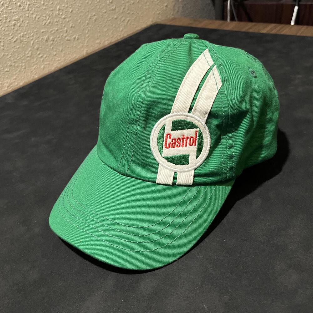 Castrol Hat Dad Cap Green Formula 1 racing Promo Advertising Oil Racing Men Y2k